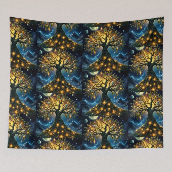 Item preview, Moon Goddess Enchanted Garden Artwork designed and sold by MystiColo.