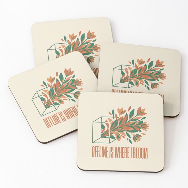 Item preview, Offline Is Where I Bloom Modern Botanical Digital Detox designed and sold by SplashTastic.