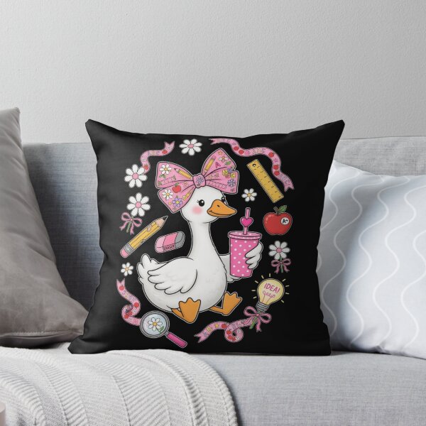 Item preview, Cute silly Goose Teacher Preppy Floral Back to School designed and sold by CF_VintageDesign.