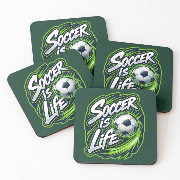 Item preview, Neon Soccer Ball Sports Typography Graphic for Football Lovers designed and sold by tareankush.