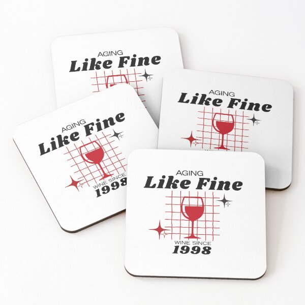 Item preview, Aging Like Fine Wine Since 1998 | Funny 1998 Birthday Wine Lover Shirt designed and sold by luckyhue.