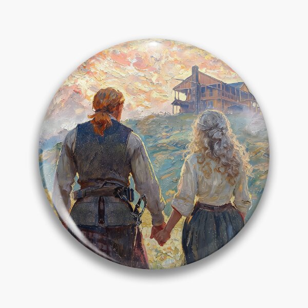 Item preview, Outlander Jamie and Claire | Return to the Ridge designed and sold by Mariya Dzyuba Art.