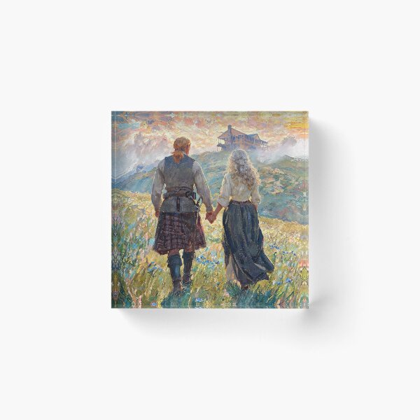 Item preview, Outlander Jamie and Claire | Return to the Ridge designed and sold by Mariya Dzyuba Art.