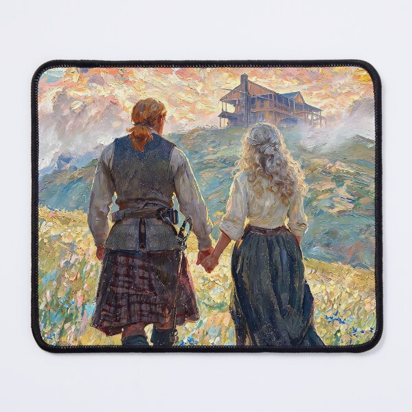 Item preview, Outlander Jamie and Claire | Return to the Ridge designed and sold by Mariya Dzyuba Art.