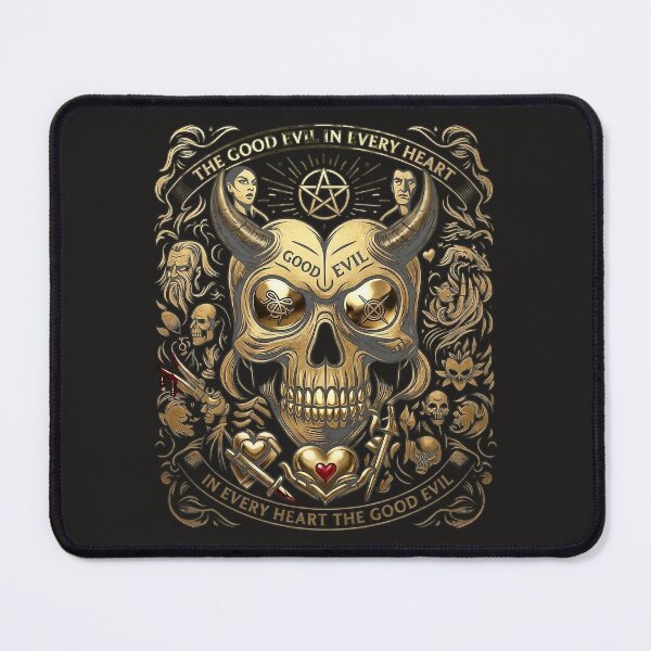 Item preview, Pentagram Horned Skull Gold Crest designed and sold by Voodoo Store Paranormal Collections.