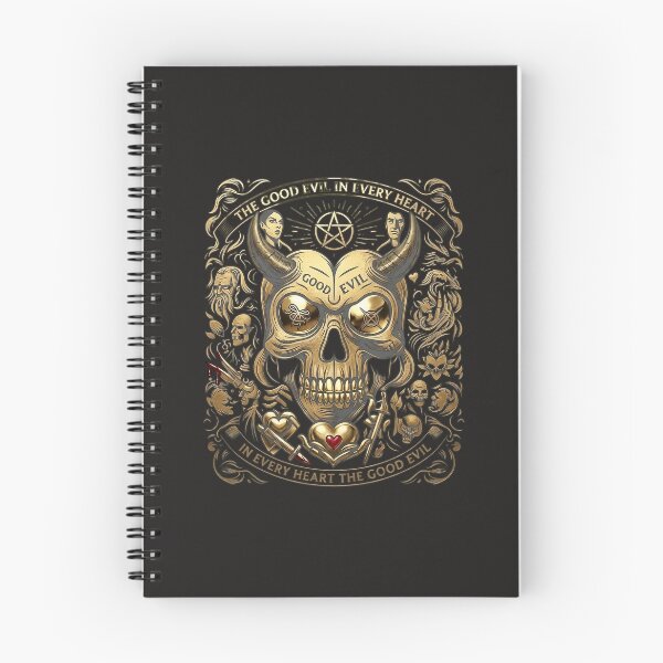 Item preview, Pentagram Horned Skull Gold Crest designed and sold by Voodoo Store Paranormal Collections.