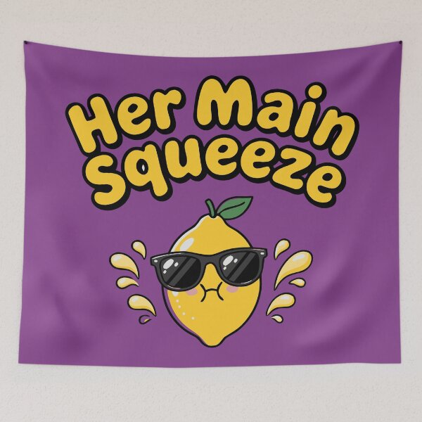 Item preview, Cute Funny Her Main Squeeze Funny Lemon designed and sold by Colorfulman.