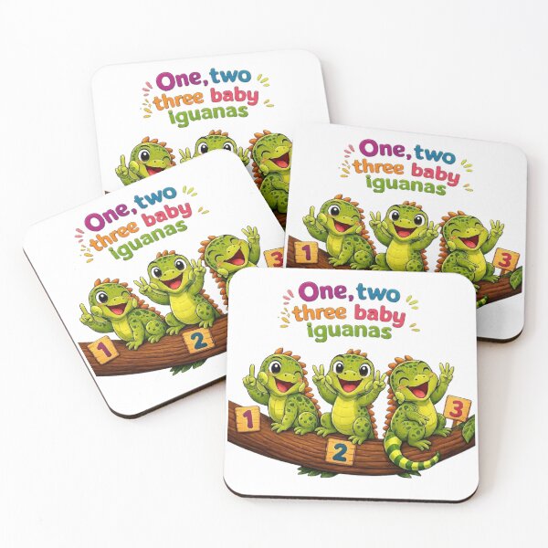 Item preview, One Two Three Baby Iguanas designed and sold by RaulWeirdAndFun.