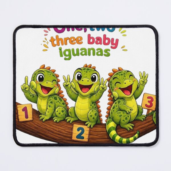 Item preview, One Two Three Baby Iguanas designed and sold by RaulWeirdAndFun.