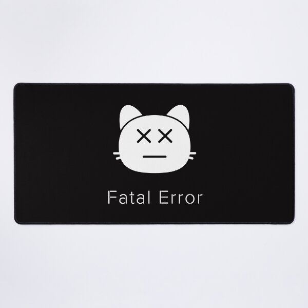 Item preview, Fatal Error Cat – Funny System Crash Minimal Cat Meme Design designed and sold by ContigoART.