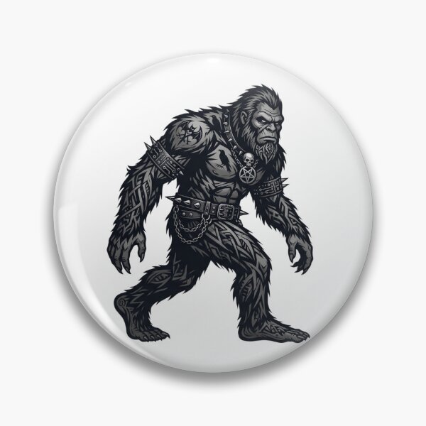Item preview, Neo Goth Bigfoot - Norse Viking Gothic Sasquatch Cryptidcore Design designed and sold by Spank My Yeti.
