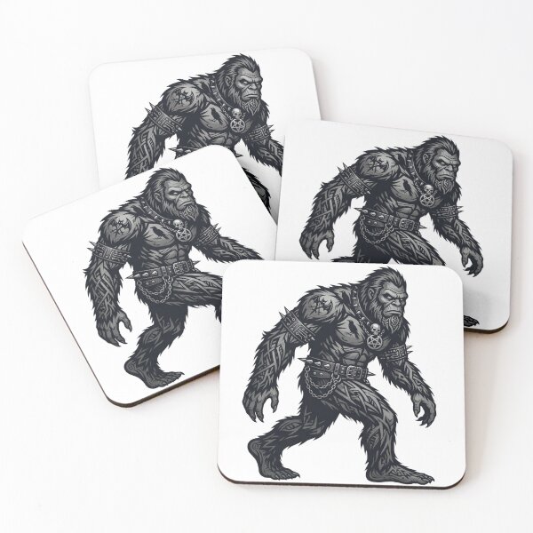 Item preview, Neo Goth Bigfoot - Norse Viking Gothic Sasquatch Cryptidcore Design designed and sold by Spank My Yeti.