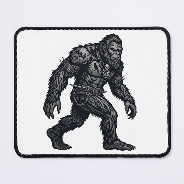 Item preview, Neo Goth Bigfoot - Norse Viking Gothic Sasquatch Cryptidcore Design designed and sold by Spank My Yeti.