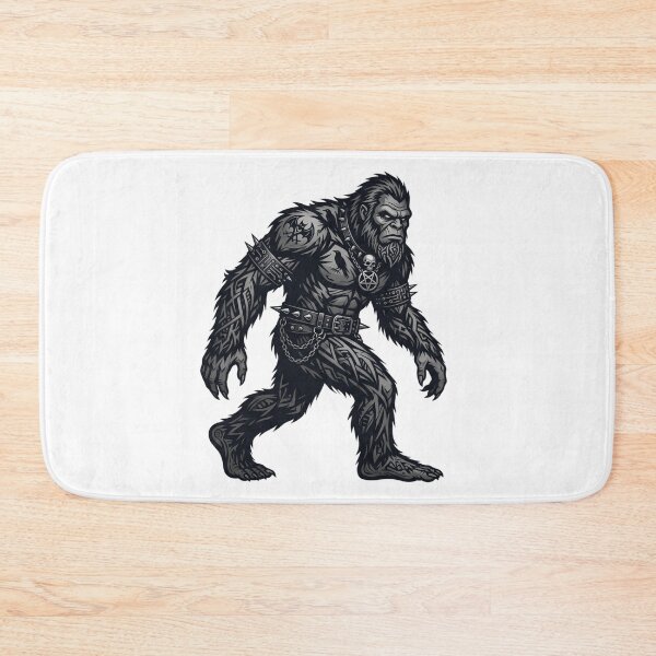Item preview, Neo Goth Bigfoot - Norse Viking Gothic Sasquatch Cryptidcore Design designed and sold by Spank My Yeti.