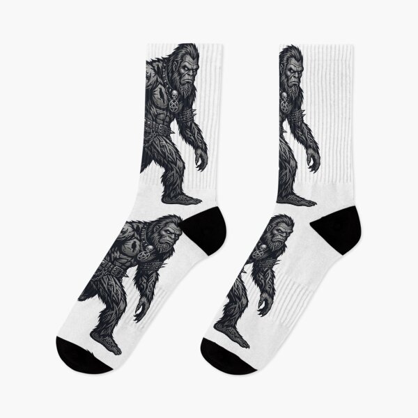 Item preview, Neo Goth Bigfoot - Norse Viking Gothic Sasquatch Cryptidcore Design designed and sold by Spank My Yeti.