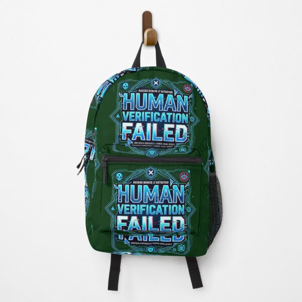 Item preview, Human Verification Failed | 403 Robot Detected Cyberpunk Design designed and sold by Bhaskar Digital Art.