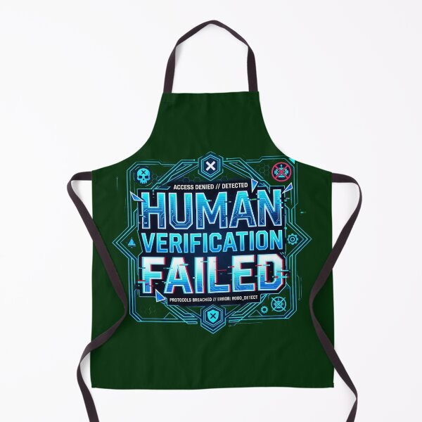 Item preview, Human Verification Failed | 403 Robot Detected Cyberpunk Design designed and sold by Bhaskar Digital Art.