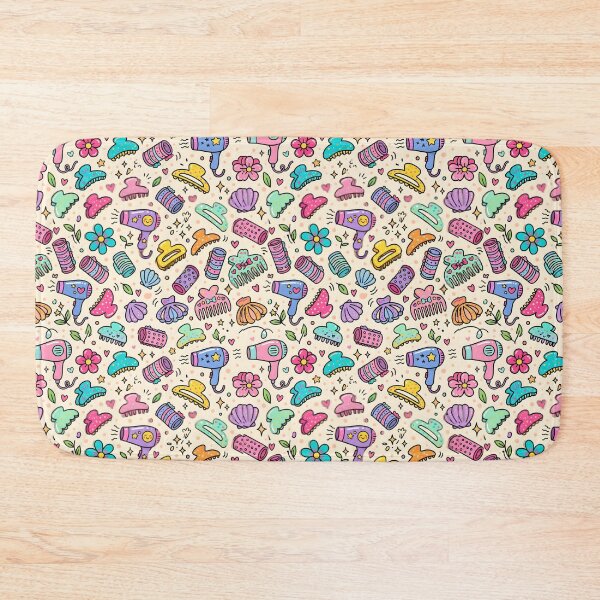 Item preview, Salon Accessories Seamless Pattern Hair Stylist Beauty Doodles designed and sold by SplashTastic.