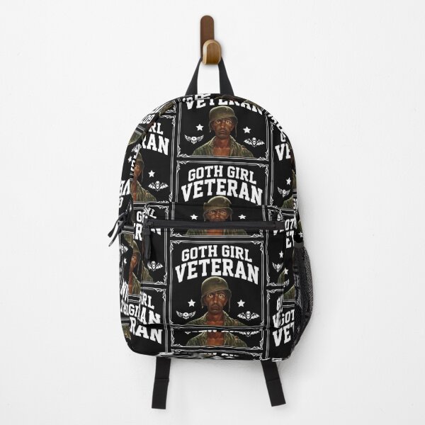 Item preview, Goth Girl Veteran - Dark Humor Meme designed and sold by LuksTEESred.