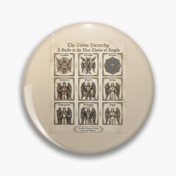 Item preview, Nine Choirs of Angels Divine Hierarchy Chart designed and sold by Flirt-Teez.