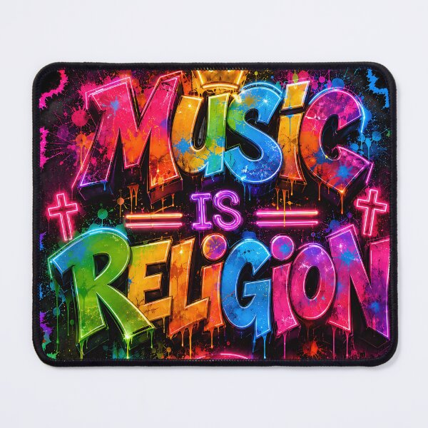 Item preview, Music Is Religion – Graffiti Manifesto designed and sold by RH Design Lab.