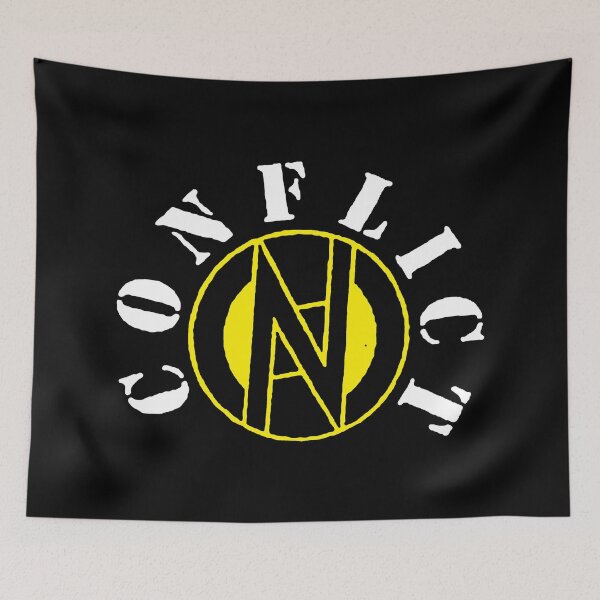 Item preview, White Typography Crust Punk Band designed and sold by billiasbros.