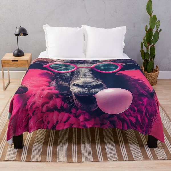 Item preview, Pink Funky Ram Sunglasses Bubble Gum designed and sold by jamesthomasw.