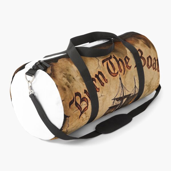Item preview, Burn The Boats Vintage Ship Motivation designed and sold by Flirt-Teez.