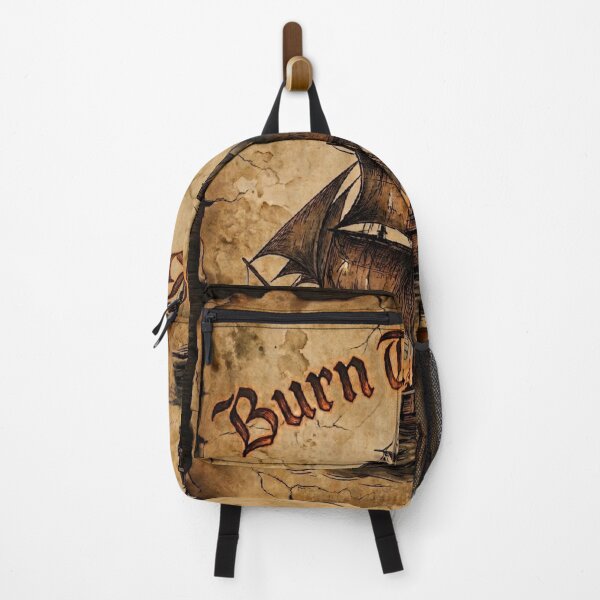 Item preview, Burn The Boats Vintage Ship Motivation designed and sold by Flirt-Teez.