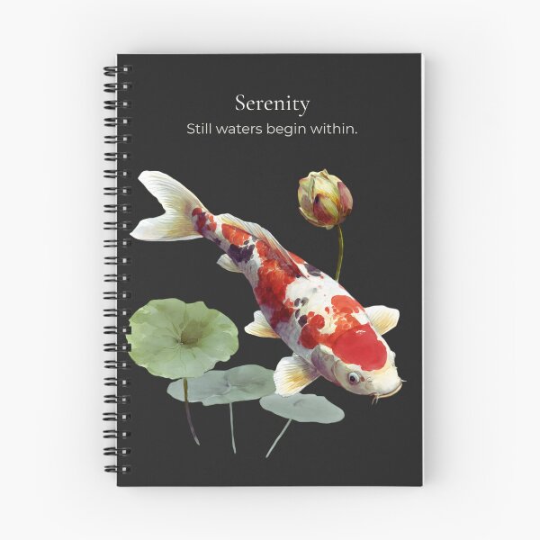 Item preview, Serenity Koi Fish Wall Art Printable, Japanese Zen Decor, Lotus Watercolor Print designed and sold by ChloeDesigns401.