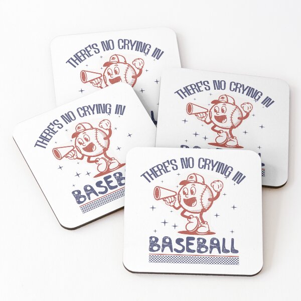 Item preview, there's no crying in baseball for baseball lovers designed and sold by delllsdesigns.