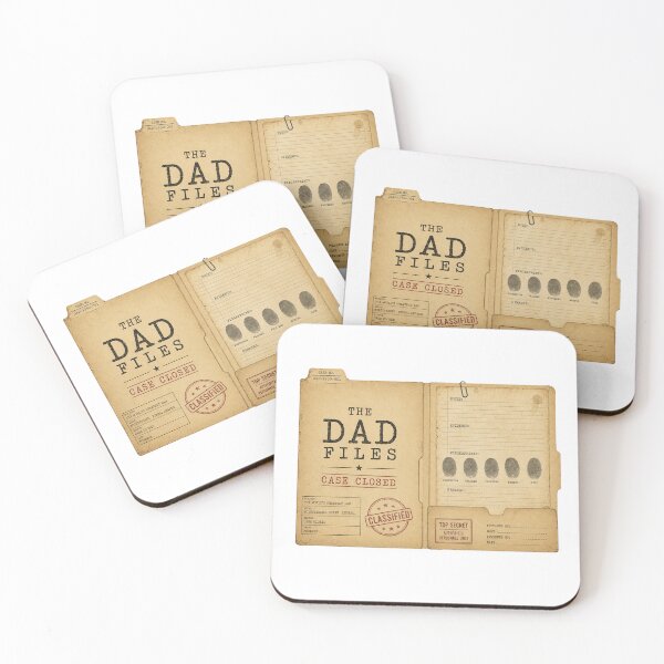 Item preview, The Dad Files Case Closed Vintage Detective Father's Day Gift designed and sold by Amnesia-Proto.