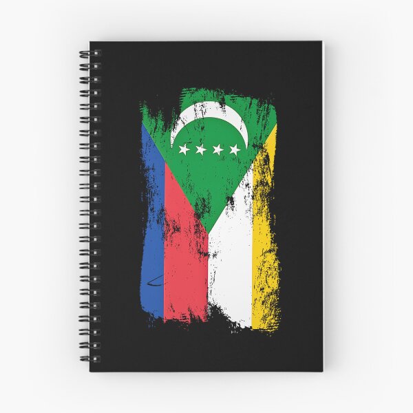 Item preview, Comoros Flag Distressed Paint Brush Stroke designed and sold by Danny-Arts1.
