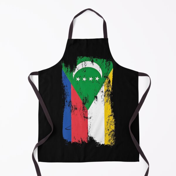 Item preview, Comoros Flag Distressed Paint Brush Stroke designed and sold by Danny-Arts1.