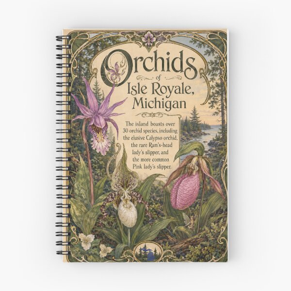 Item preview, Orchids of Isle Royale | Michigan Native Orchids designed and sold by FreshWaterWares.