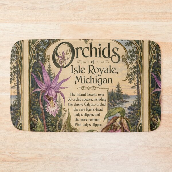 Item preview, Orchids of Isle Royale | Michigan Native Orchids designed and sold by FreshWaterWares.