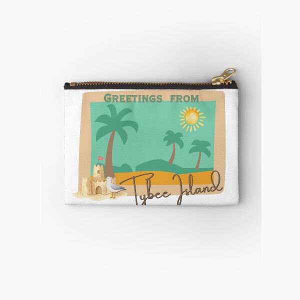 Item preview, Greetings from Tybee Island | Retro Postcard Beach Design Georgia designed and sold by DonnaRaine.
