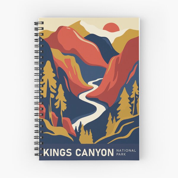 Item preview, Kings Canyon National Park USA Travel Vintage designed and sold by RareDeerArt.