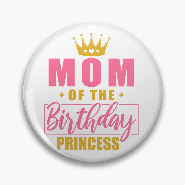Item preview, Mom Of The Birthday Princess Crown designed and sold by Sticky Canvas.