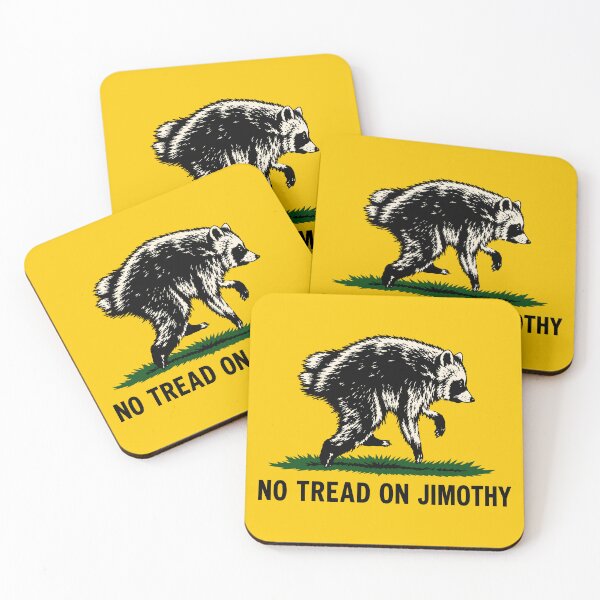 Item preview, Jimothy Raccoon Funny No Tread On Jimothy Meme designed and sold by Eh Plus Designs.