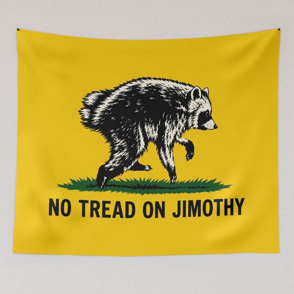 Item preview, Jimothy Raccoon Funny No Tread On Jimothy Meme designed and sold by Eh Plus Designs.