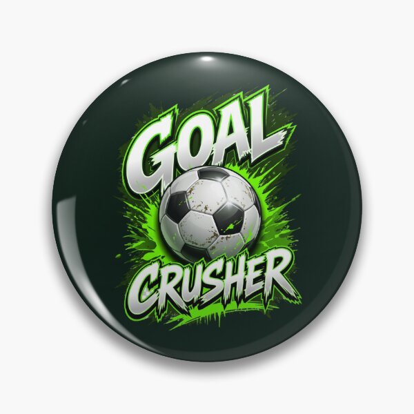 Item preview, Goal Crusher | Soccer Ball Typography Graphic | Football Player Motivation Gift designed and sold by tareankush.