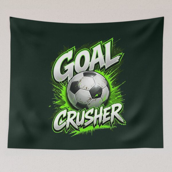 Item preview, Goal Crusher | Soccer Ball Typography Graphic | Football Player Motivation Gift designed and sold by tareankush.