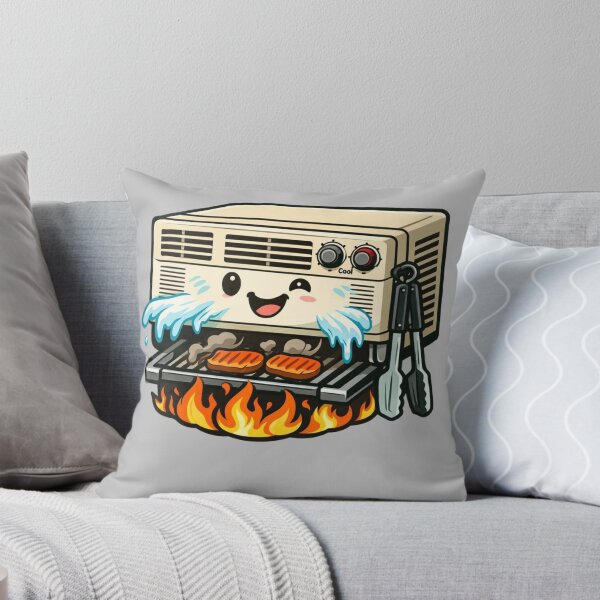 Item preview, Air Conditioner Grill Combo – Funny Summer Retro Badge designed and sold by Timeless Junction.
