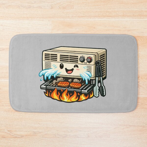 Item preview, Air Conditioner Grill Combo – Funny Summer Retro Badge designed and sold by Timeless Junction.