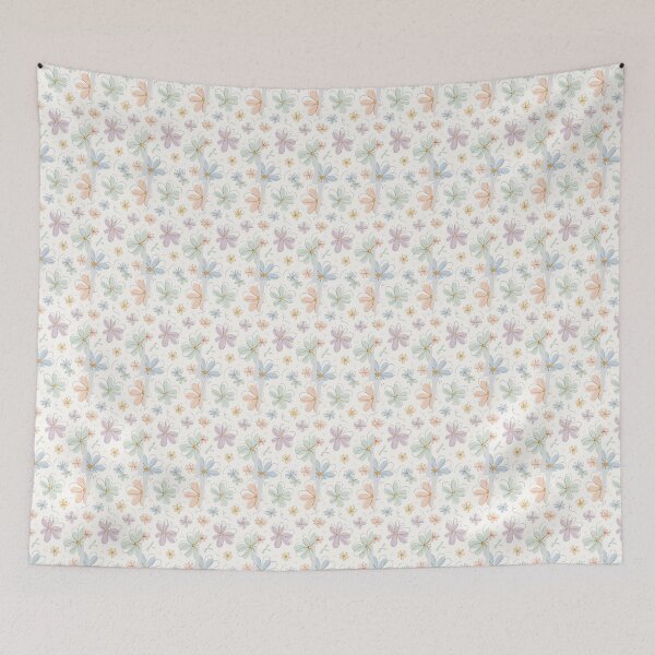 Item preview, Minimal Aesthetic Floral Pattern – Elegant Simple Flowers designed and sold by Fandom Universe.