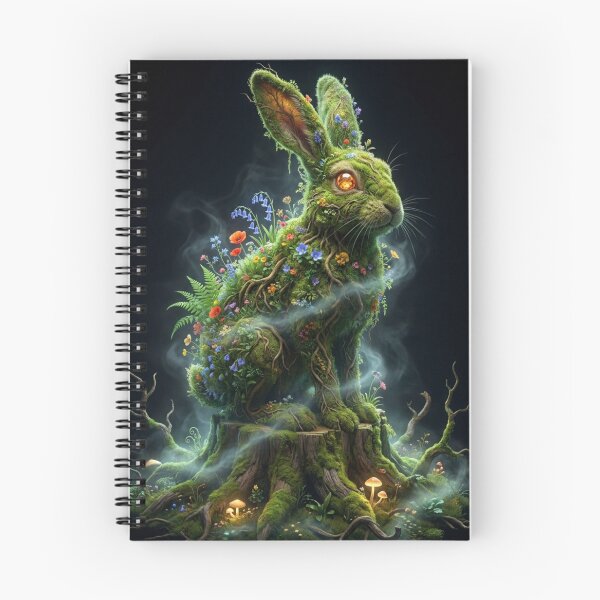 Item preview, Forest Spirit Moss Rabbit designed and sold by OddlySticky.