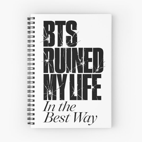 Item preview, BTS Ruined My Life Best Way Shattered Glass Fan Design designed and sold by kaylee-kr.