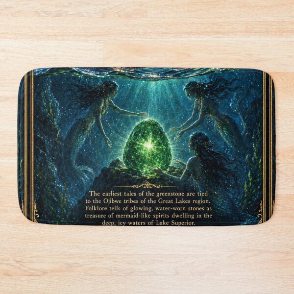 Item preview, Legend of the Greenstone | Lake Superior Legend designed and sold by FreshWaterWares.