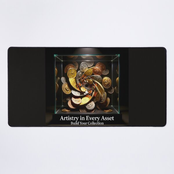 Item preview, Artistry in Every Asset Museum Coin Display: Premium Wealth Portfolio Canvas designed and sold by Creative-RE.